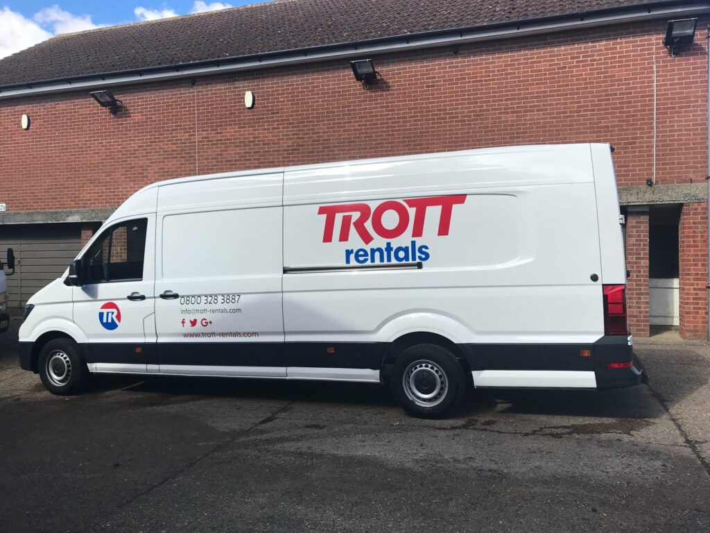 trott rentals extra large van